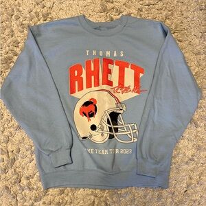 Thomas Rhett “Homecoming Tour” light blue crewneck